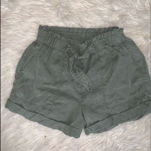 Navy green shorts from Aerie